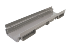 Caniveau bas 773 gris - long. 0,5m x larg. 130mm - classe A15 / B125