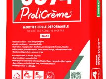Mortier colle pour carrelage déformable c2s 5074 PROLI Blanc Sac 15kg