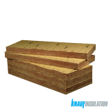 Panneau de laine de verre TP 238 - long. 1,35m x larg. 0,6m x ep. 60mm - R = 1,85