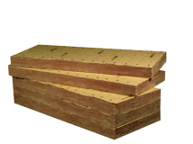 Panneau de laine de verre TP 238 - long. 1,35m x larg. 0,6m x ep. 160mm - R = 5