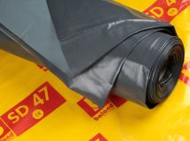 FILM POLYETHYLENE SD 47 PLUS 6M 150µ 150 m² Coex bi-couleur Noir/Gris CE