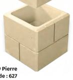 PILIER 30X30H20 PIERRE