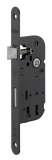 SERRURE ENCASTRER AXE A 40 MM NF PENE DORMANT DEMI TOUR TETIERE BOUTS RONDS 1 CLE