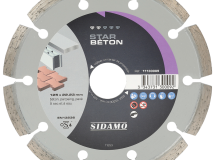 DISQUE DIAMANT STAR BETON D. 125 x 22,23 x h 7