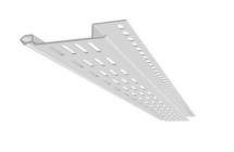 PROFILE DE VENTILATION LONGUEUR DE 2 METRES BLANC - PVSF2B