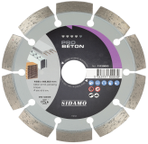 DISQUE DIAMANT PRO BETON D. 125 x 22,23 x h 10