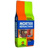 Mortier réfractaire prêt à l'emploi MORTIER RÉFRACTAIRE sac de 5kg