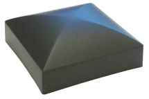 CAPUCHON POTEAU CARRÉ NOIR 9 x 9 Bte de 20