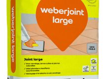 Mortier joint WEBERJOINT LARGE gris perle sac 25kg