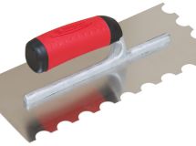 PLATOIR A COLLE INOX l 28 L 12 DENTS DEMI-LUNE 20X10MM