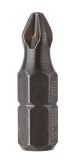 Boite de 5 embouts de vissage géométrie torsion longueur 25 mm empreinte Philips n° 2