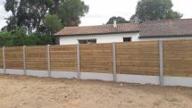LAME CLOTURE BOIS 34X145 1,92M TRCL4 MARRON