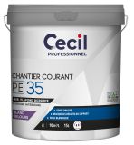 PE V35 VELOURS BLANC 15L CHANTIER