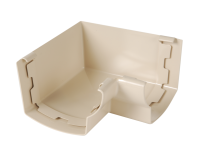 ANGLE DE GOUTTIERE INTERIEUR A 90° POUR PROFILE GOUTTIERE OVATION 28 SABLE - AIC28S
