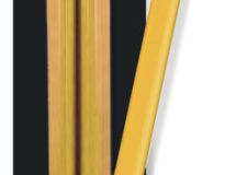 2 CRAYONS GRAPHITE JAUNE 30CM /BLISTER