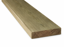 Lame terrasse Pin rouge US 145x27 T4 MARRON lisse STQ 3.00M