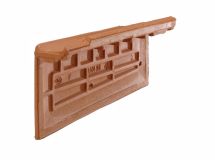 Rive gauche individuelle grand rabat terre cuite Médiane Pastel - long. 48 cm