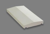 éléments pour piliers et murets DESSUS 2PENTES 25 L50 BLANC CASSÉ