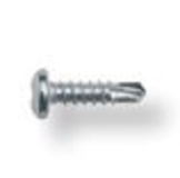 Vis autoforeuse tête ronde cruciforme - long. 9,5 mm x diam. 3,5 mm - Boîte de 200