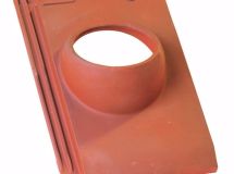 Tuile à douille terre cuite HP10 Ardoisé - long. 46,1 cm x larg. 30,4 cm