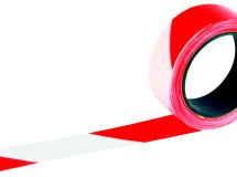 RUBAN 'RUBAPLAST' ROUGE BLANC 100MX50MM