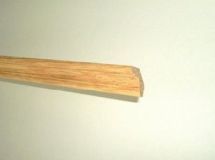 Corniche raboté tronquée pin - long. 2000 mm x larg. 40 mm x ep. 40 mm