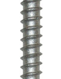 Vis bois autoperceuse ZACROVIS tête hexagonale RAL5008 - long. 100mm x diam. 6,5mm - Blister 25