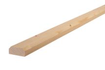 Couvre joint naturel Sapin brut - long. 2400 mm x larg. 45 mm x ep. 20 mm