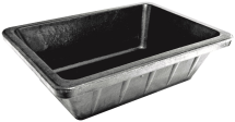 AUGE 40 LITRES CAOUTCHOUC PLATRIER