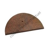 Tuile double bourrelet terre cuite Romane Sans Paysage - long. 42 cm