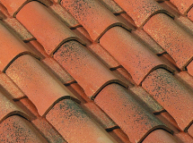 Tuile Terre cuite silvacane xahara - long. 40 cm x larg. 19,5 cm