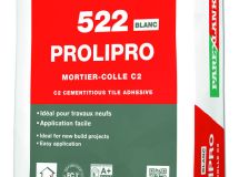 Mortier colle pour carrelage amélioré - c2 522 PROLIDAL SUPER Blanc Sac 25kg