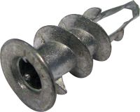 Cheville à visser en métal sans vis - PLAK - diam. 12 mm x long. 33 mm - Boîte de 100