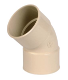 COUDE FEMELLE/FEMELLE 45° DIAMETRE 80 SABLE - CR44GTS