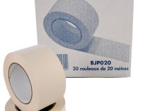 Bande à joint papier pour plaque de plâtre en rouleau long. 20m x larg. 52mm
