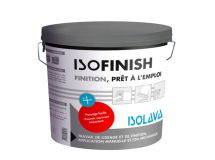 Enduit finition et lissage prêt à l'emploi ISOFINISH standard seau de 17,6kg