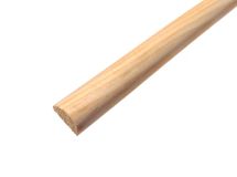 Demi rond raboté pin - long. 2000 mm x larg. 18 mm x diam. 20 mm x ep. 18 mm