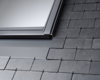 Raccord sur toiture EDN MK04 0000 pour ardoises - pose encastrée - larg. 78cm x haut. 98cm Gris