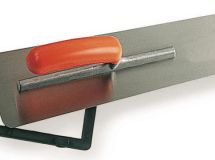PLATOIR CHAPISTE LAME INOX POIGNÉE BANANE 45X12/9