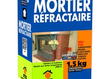 Mortier réfractaire prêt à l'emploi MORTIER RÉFRACTAIRE étui de 1,5kg
