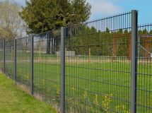 Grillage en panneau soudé ARGO gris 7016 maille 200x55 mm - haut. 1,23m x long. 2,5m
