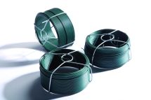 FIL D'ATTACHE PLASIFIE VERT 6005 0.75/1.1MM BOBINOT 50M