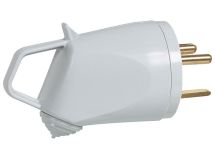 FICHE M 20A 2P+T A ANNEAU GRIS VRAC