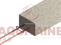 EPINGLE CHAINAGE 4/10 2 D10 L 6ML AQUIT. SA