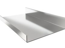 Couloir alu zinc développé 220mm lg. 200cm