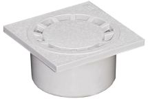SIPHON DE COUR PVC 150X150 GRIS