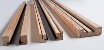 Habillage bois simple vantail PIN Brut L1030