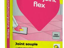 Mortier joint WEBERJOINT FLEX gris ciment sac 25kg
