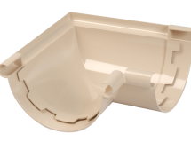 ANGLE DE GOUTTIERE A COLLER A 90° POUR PROFILE LG25 SABLE - ANC25S