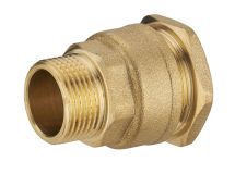 raccord laiton pour tuyau polyéthylène mâle Ø25 M.20x27 lien 1 pièce